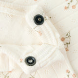 Baby Organic Cotton Ruffle Collar Bodysuit - Floral