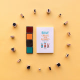 Bam! Animals - Wooden Stamp Set