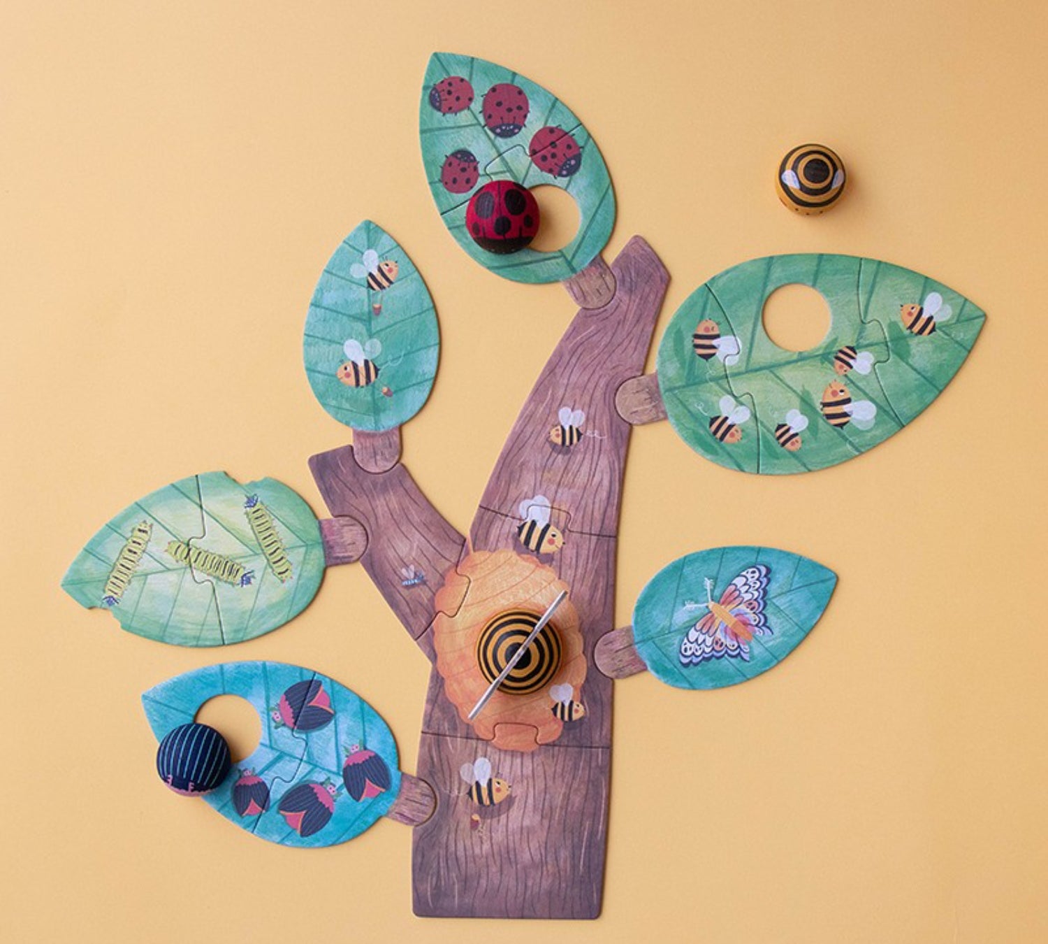 BZZZ...Bee - Insertable Puzzle + Wooden Toy