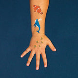 Blue - Temporary Tattoos