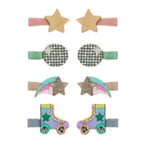 Disco Diva Mini Hair Clips - 8 Pack