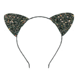 Spooky Glitter Cat Ears Hair Band