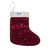 Filled Christmas Stocking Burgundy - Hair Clips + Ponies