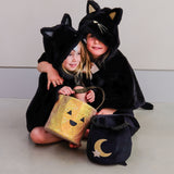 Black Cat Cape - Satin Bow