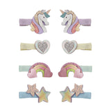 Dreamy Unicorn Mini Hair Clips - 8 pack