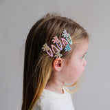 Sparkly Bow Mini Clic Clacs - Hair Clips - 5 pack