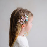 Sparkly Bow Mini Clic Clacs - Hair Clips - 5 pack
