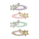 Trailing Star Clic Clacs - Hair Clips - 4 pack