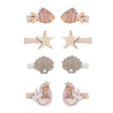 Mermaid Mini Hair Clips - 8 pack