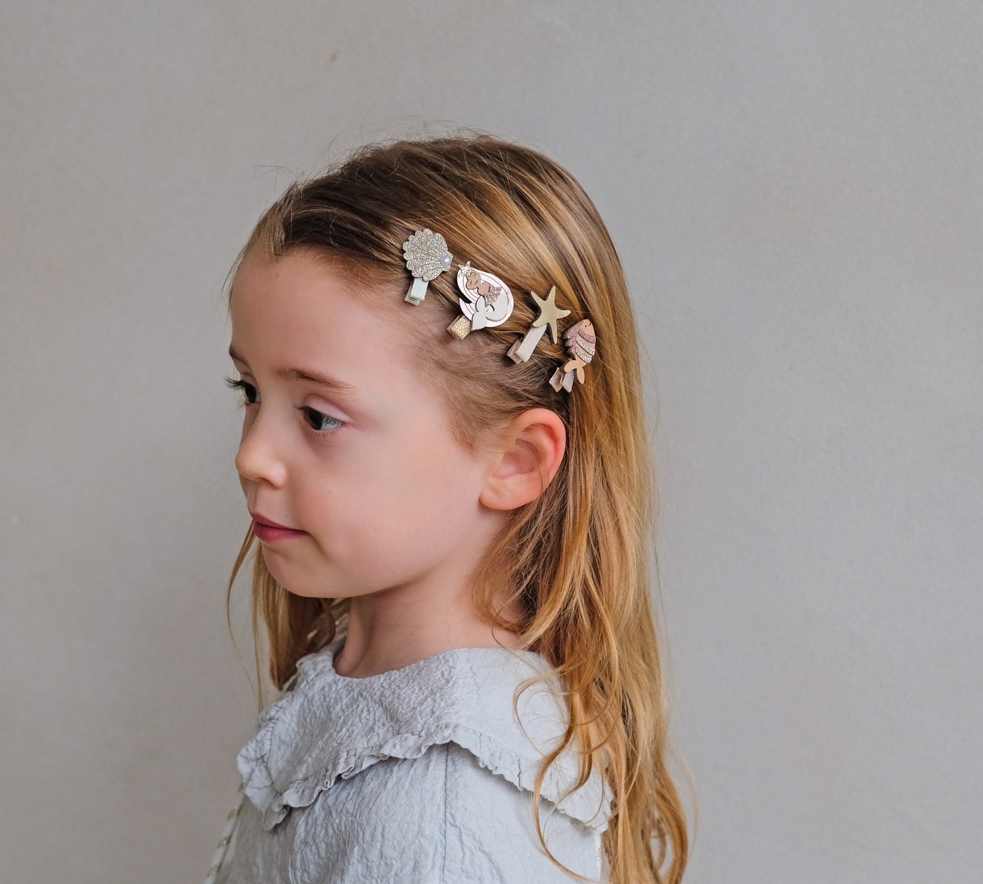 Mermaid Mini Hair Clips - 8 pack