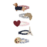 Paris Mini Clic Clacs - Hair Clips - 5 pack