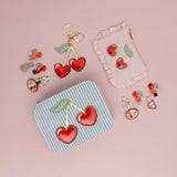 Cherry Pink Gingham Purse