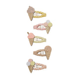 Ice Cream Mini Clic Clacs - Hair Clips - 5 pack