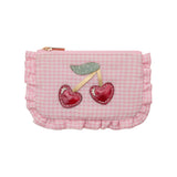 Cherry Pink Gingham Purse