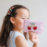 Cherry Pink Gingham Purse