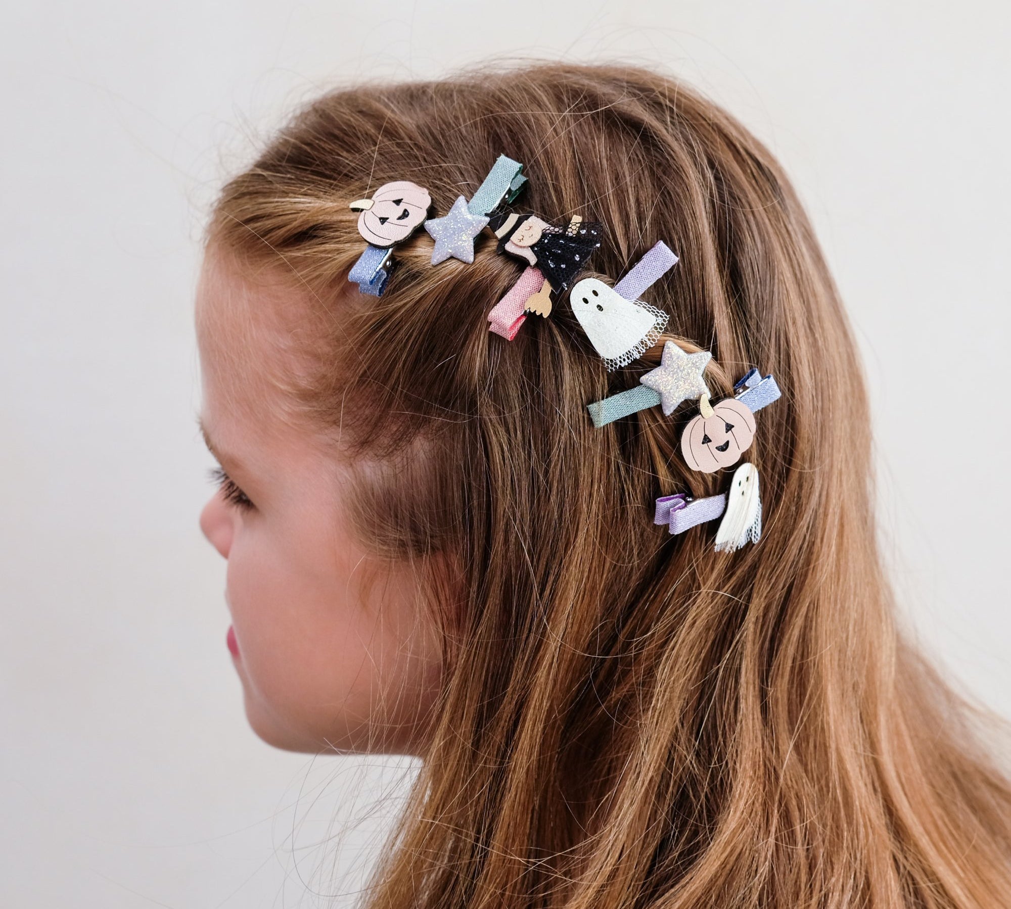 Halloween Salon Hair Clips - 8 Pack