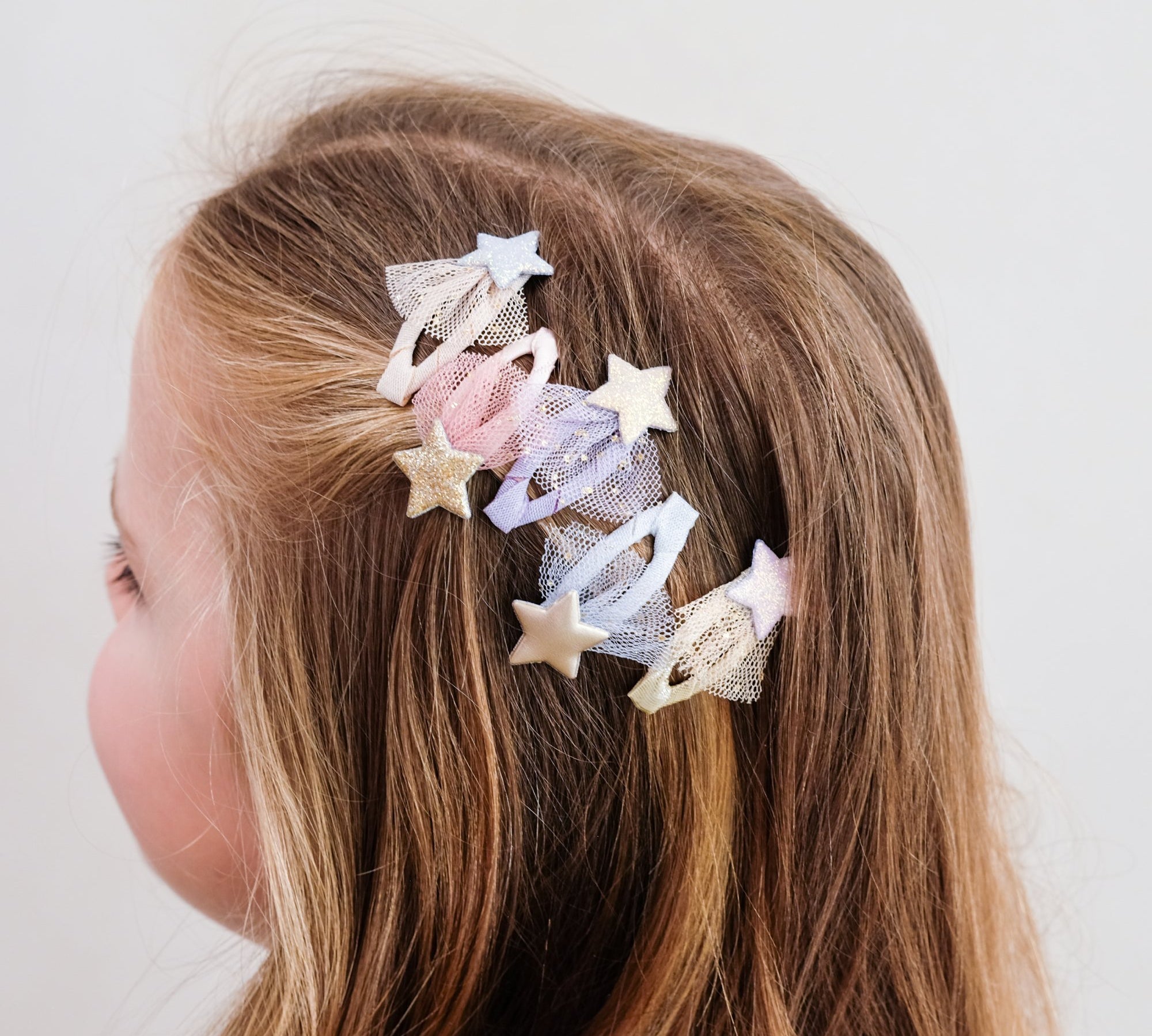 Tutu Star Mini Hair Clips - 5 pack