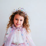 Celestial Holographic Star Cape - Pink