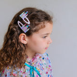 Enchanted Rainbow Castle Hair Clips - 2 pack