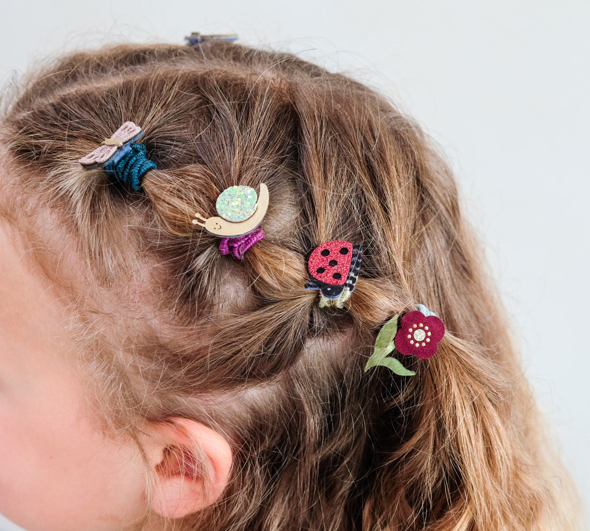 Winter Garden Friends Mini Hair Ties – 8 Pack