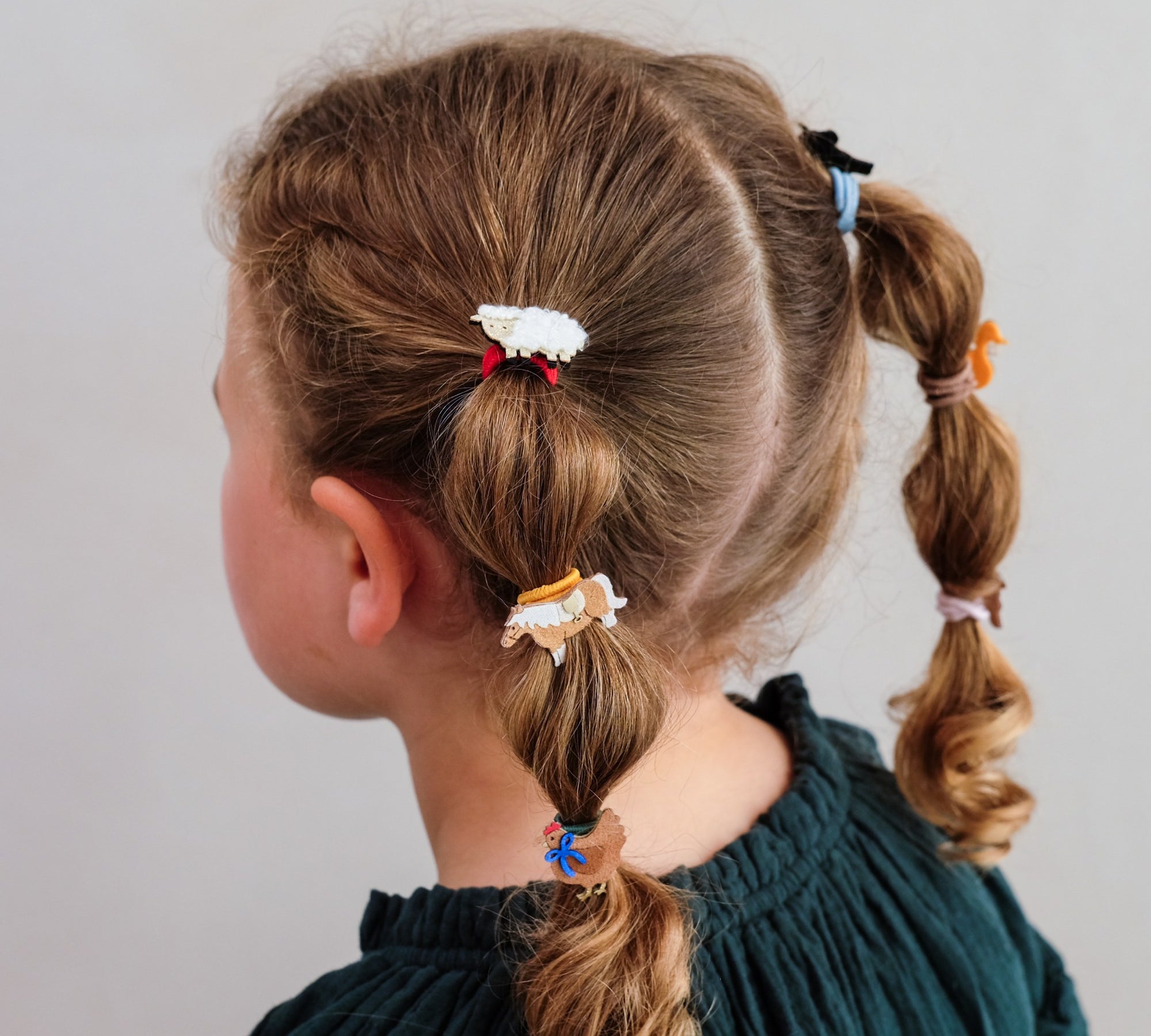 Farm Parade Mini Hair Ties – 6 Pack