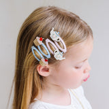 Tea + Cupcakes Hair Clips – 4 Pack