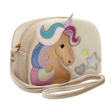 Velvet Unicorn Bag – Gold
