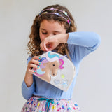 Velvet Unicorn Bag – Gold