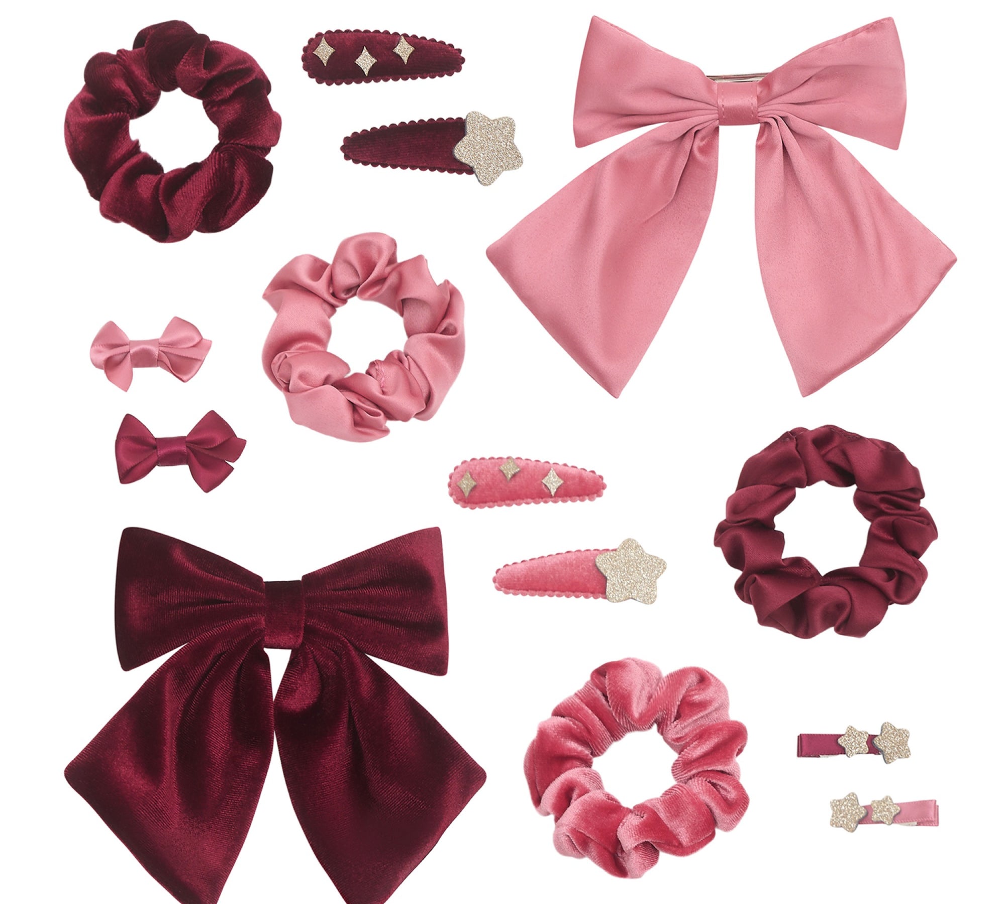 Festive Gifting Pouch – 14 Hair Accessories