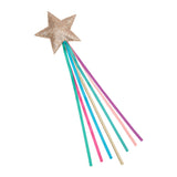 Rainbow Fairy Wand - Gold Glitter Star