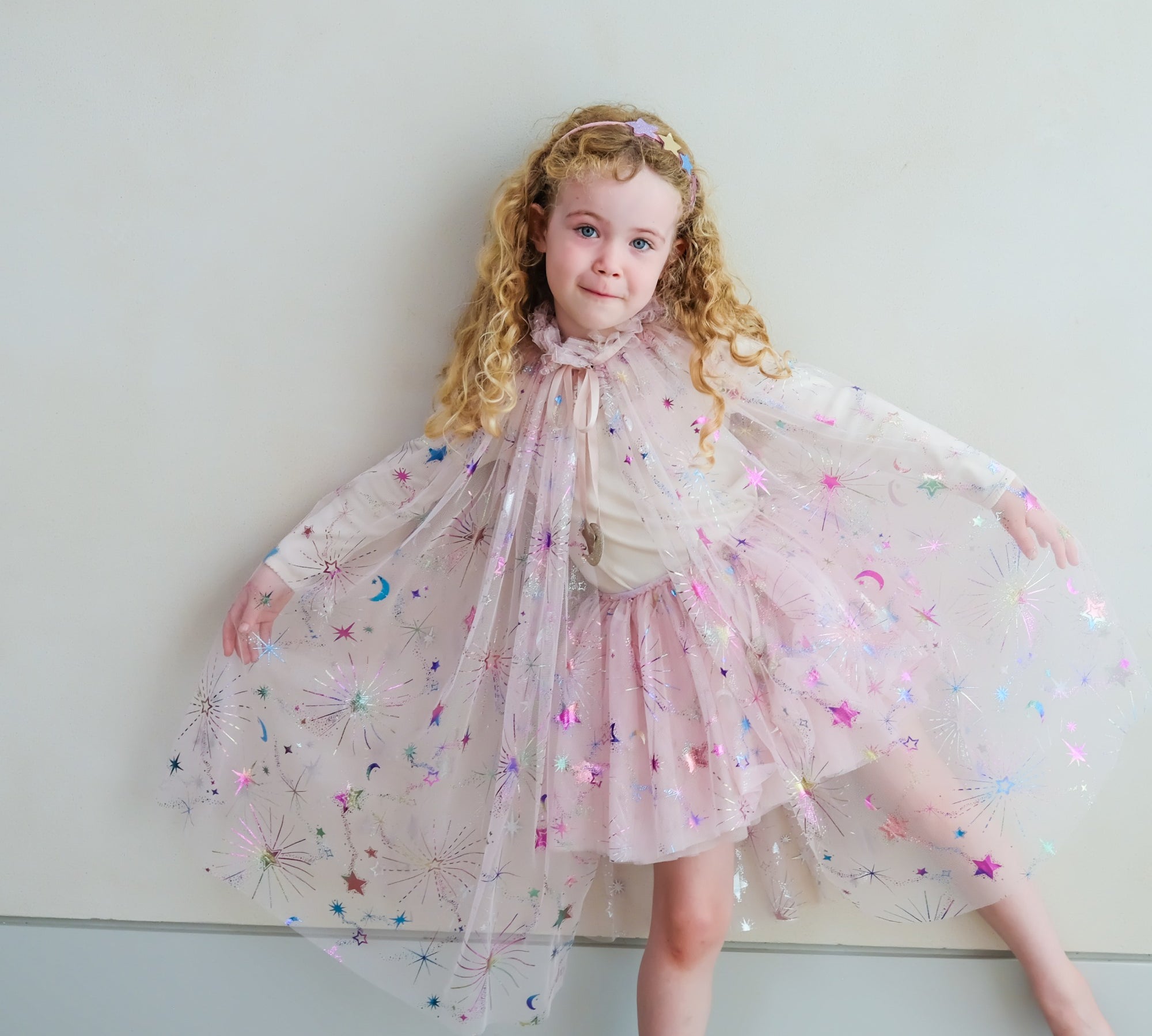 Celestial Holographic Star Tutu – Pink
