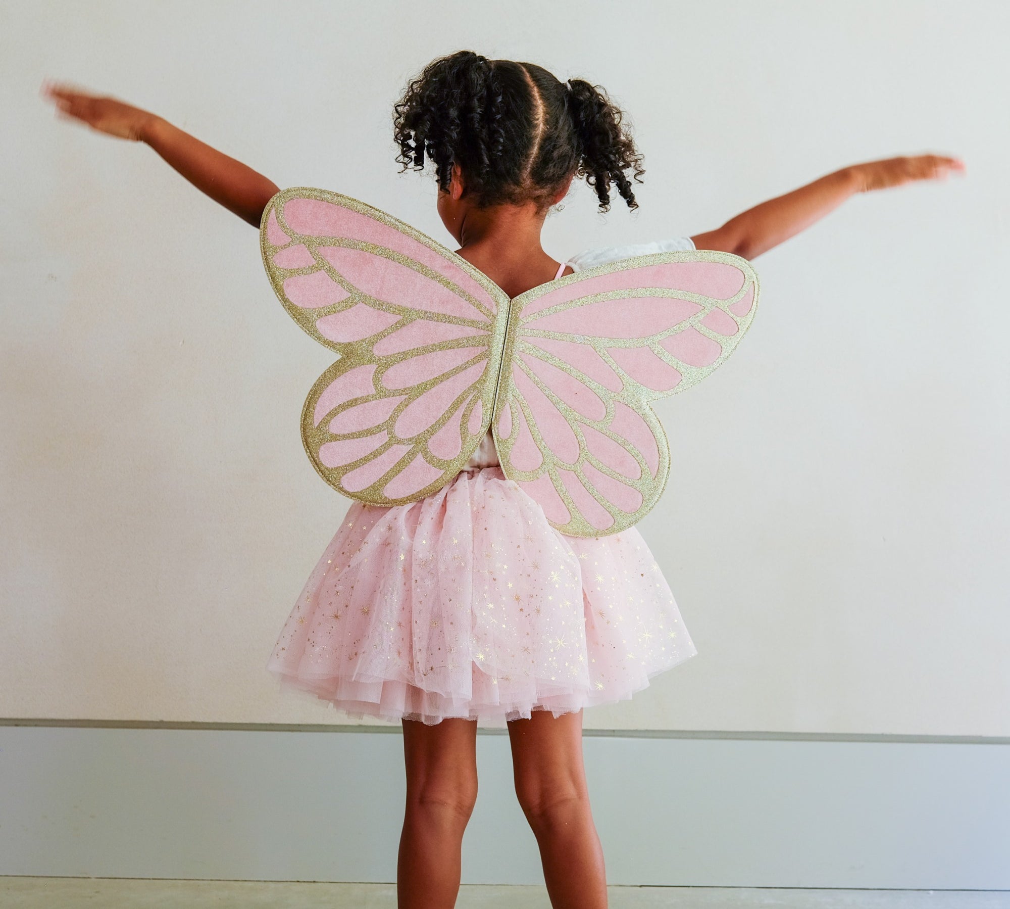 Celeste Pink Velvet Fairy Wings
