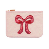 Glitter Bow Purse – Pink