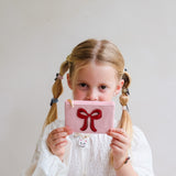 Glitter Bow Purse – Pink
