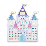 Rainbow Castle Stick-On Earrings