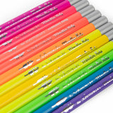 12 Neon Colouring Pencils - Les Schmouks