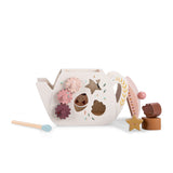 Wooden Activity Teapot + Shape Sorter - Après la Pluie