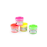 Fluorescent Finger Paint Set of 4 - Les Schmouks