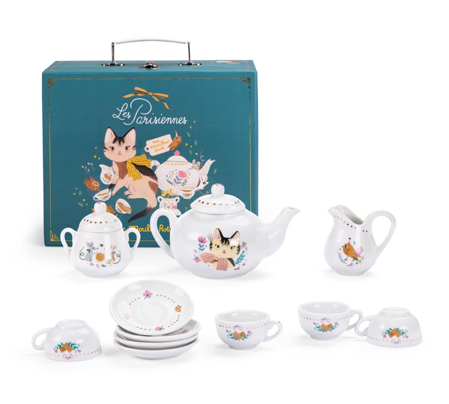 Porcelain Tea Set in Suitcase – Les Parisiennes