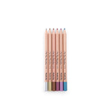 Metallic Colouring Pencils - Pack of 6