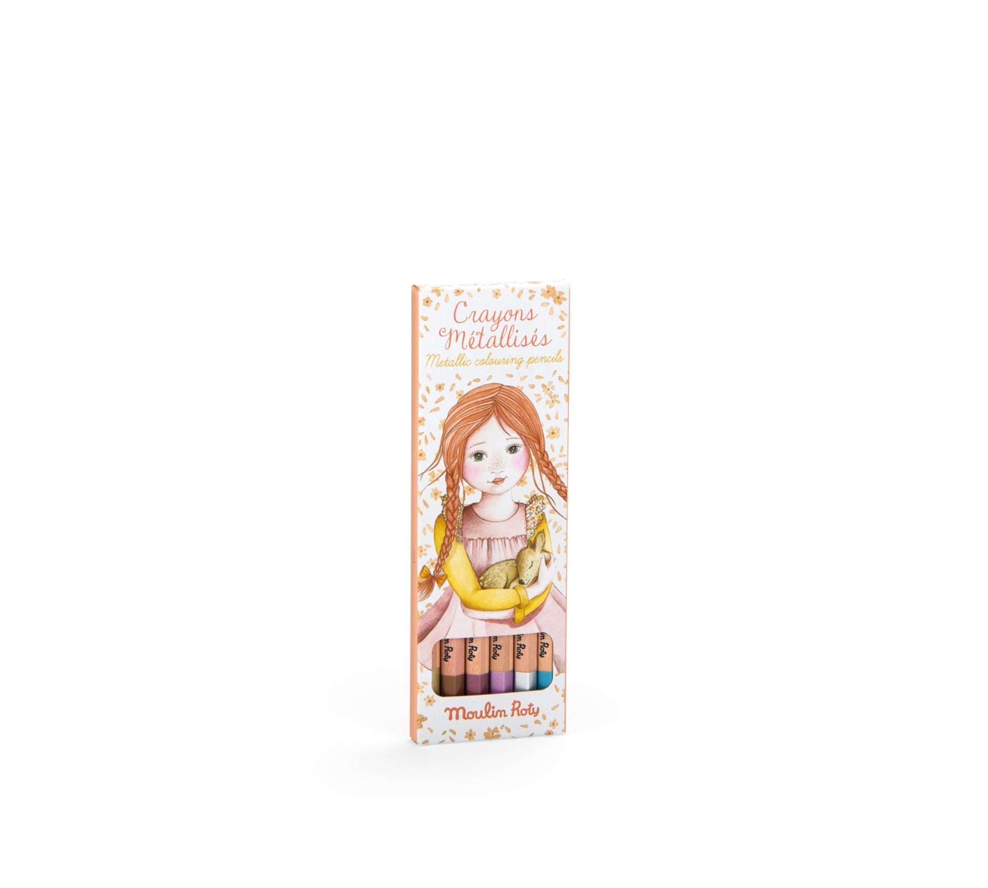 Metallic Colouring Pencils - Pack of 6