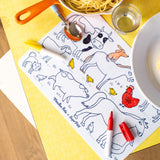 Mini Silicone Colouring Set – Farmyard Animals