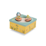 Wooden Music Box - Trois Petites Lapins