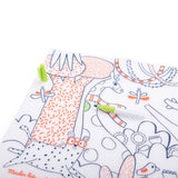 Silicone Colouring Set + 5 Pens - Les Toupitis