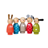 Wooden Figures - Set of 5 - La Grande Famille