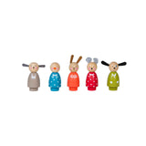 Wooden Figures - Set of 5 - La Grande Famille