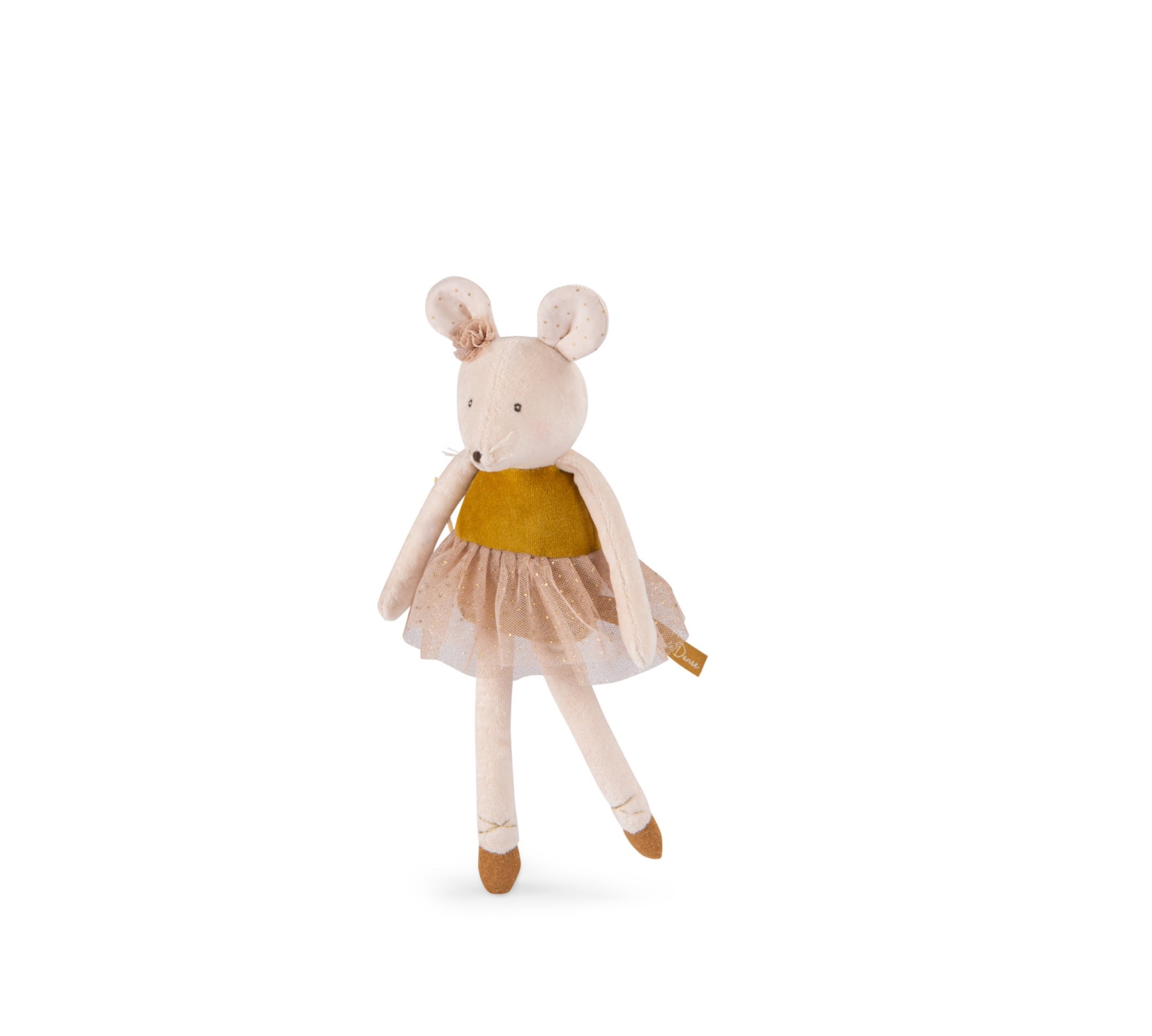 Velvet Ballerina Mouse – Gold