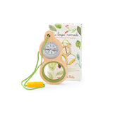 Wooden Magnifying Glass + Compass
