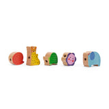 Wooden Lacing Beads - Les Toupitis
