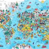 Giant Colouring Poster - Atlas